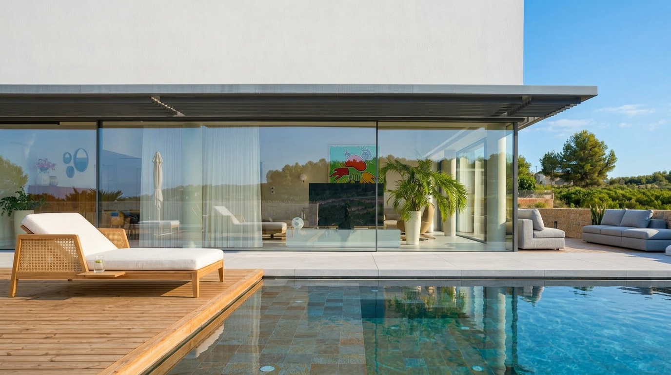 ventanas de aluminio minimalistas a medida en malaga costa del sol